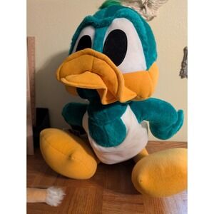 Vintage 1993 Tiny Toon Adventures Plucky Duck 24" Warner‎ Plush Stuffed Animal